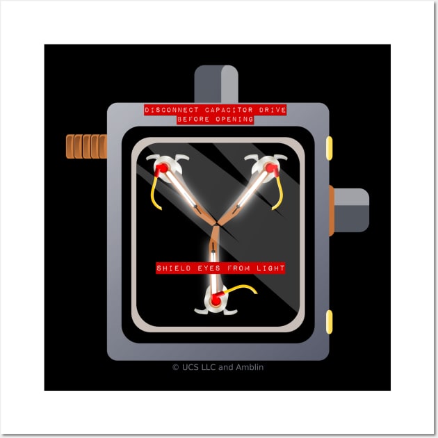 FLUX CAPACITOR Wall Art by LICENSEDLEGIT